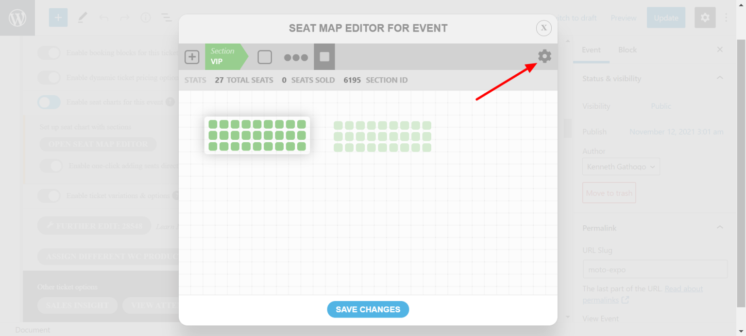 How to Set Up Seat Layout Map from the Admin Dashboard - Documentation ...
