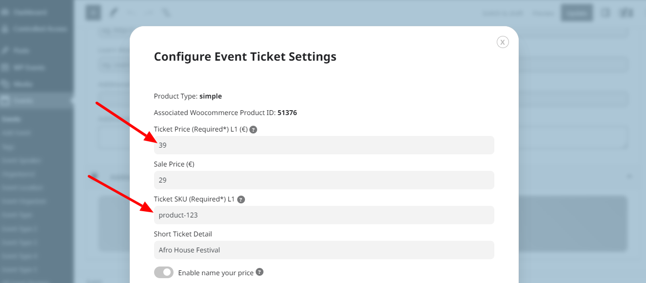 How to Set Up Seat Layout Map from the Admin Dashboard Documentation